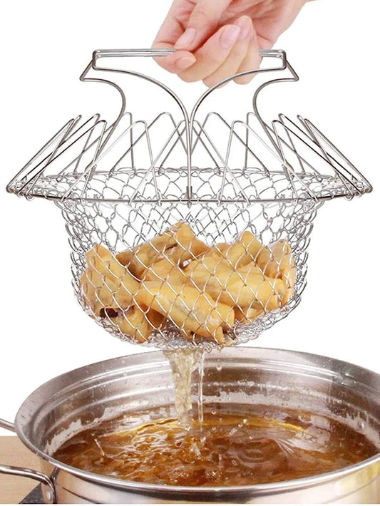 Stainless Steel 12 In 1 Chef Basket
